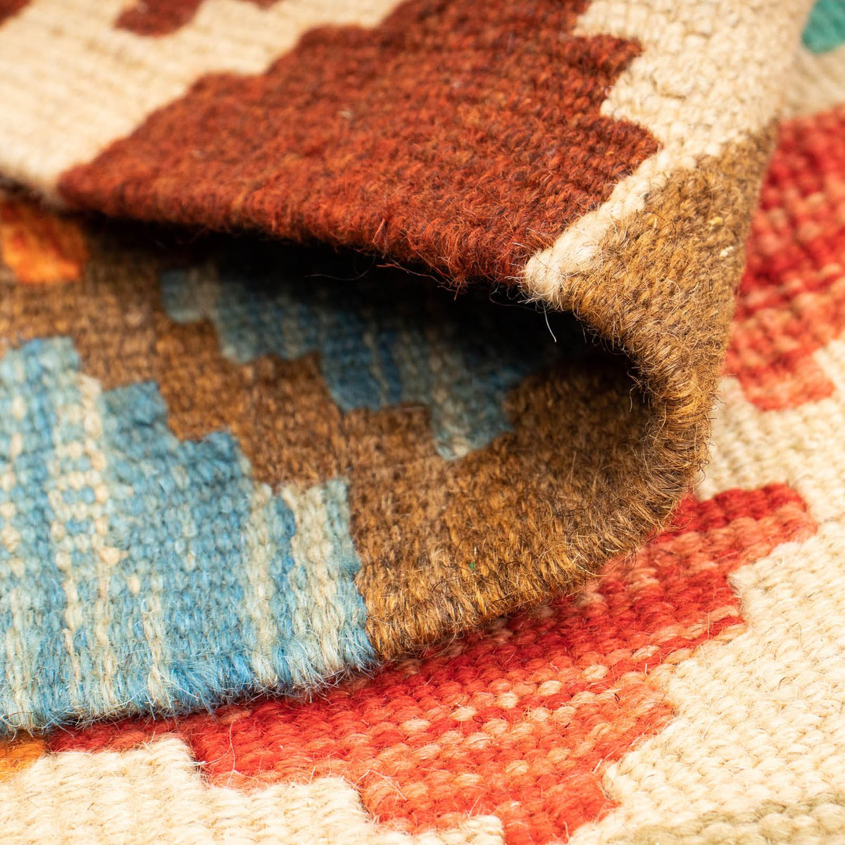 Kelim Rug - Splash - 125 x 80 cm - multicolored