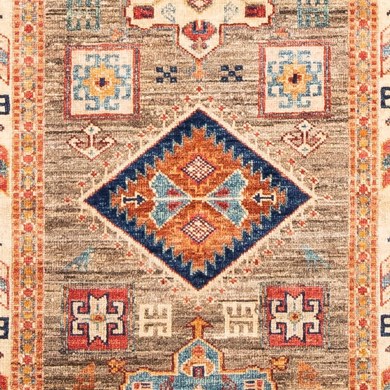 Runner Ziegler Rug - Kazak - 249 x 73 cm - light brown
