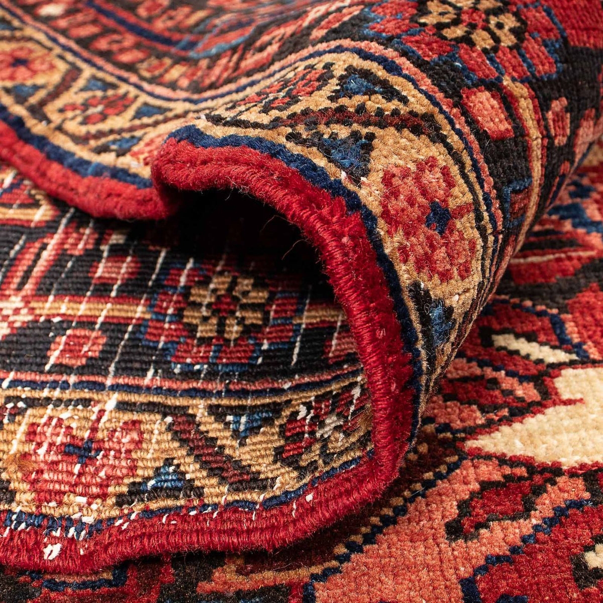 Perser Rug - Nomadic - 347 x 244 cm - dark red