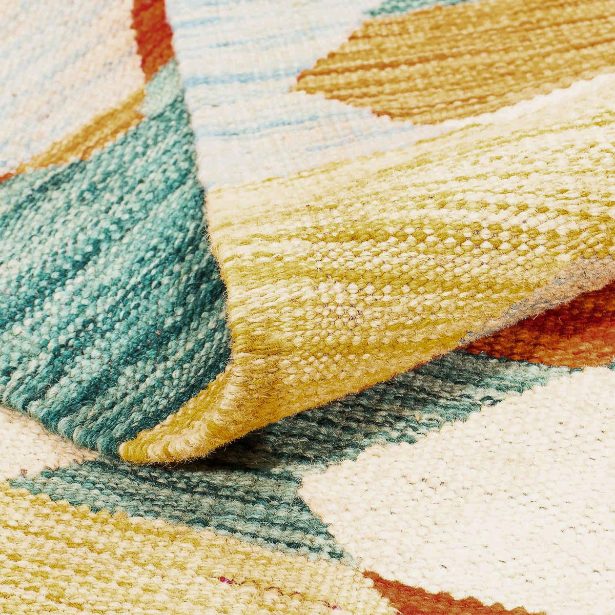 Kelim Rug - Splash - 244 x 170 cm - multicolored