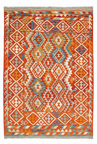 Kelim Rug - Splash - 250 x 180 cm - multicolored