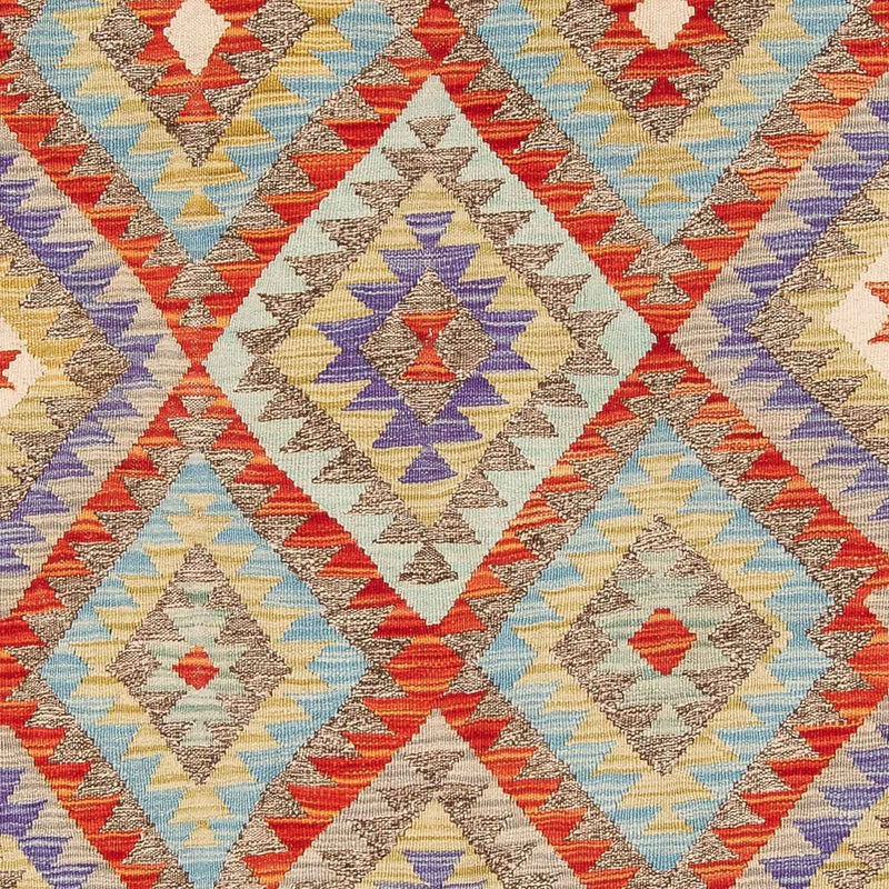 Kelim Rug - Splash - 205 x 156 cm - multicolored