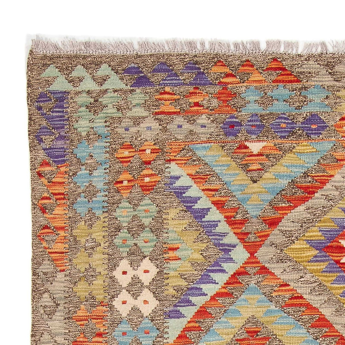 Kelim Rug - Splash - 205 x 156 cm - multicolored