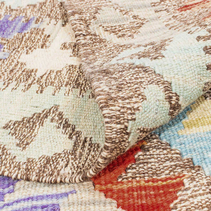 Kelim Rug - Splash - 205 x 156 cm - multicolored