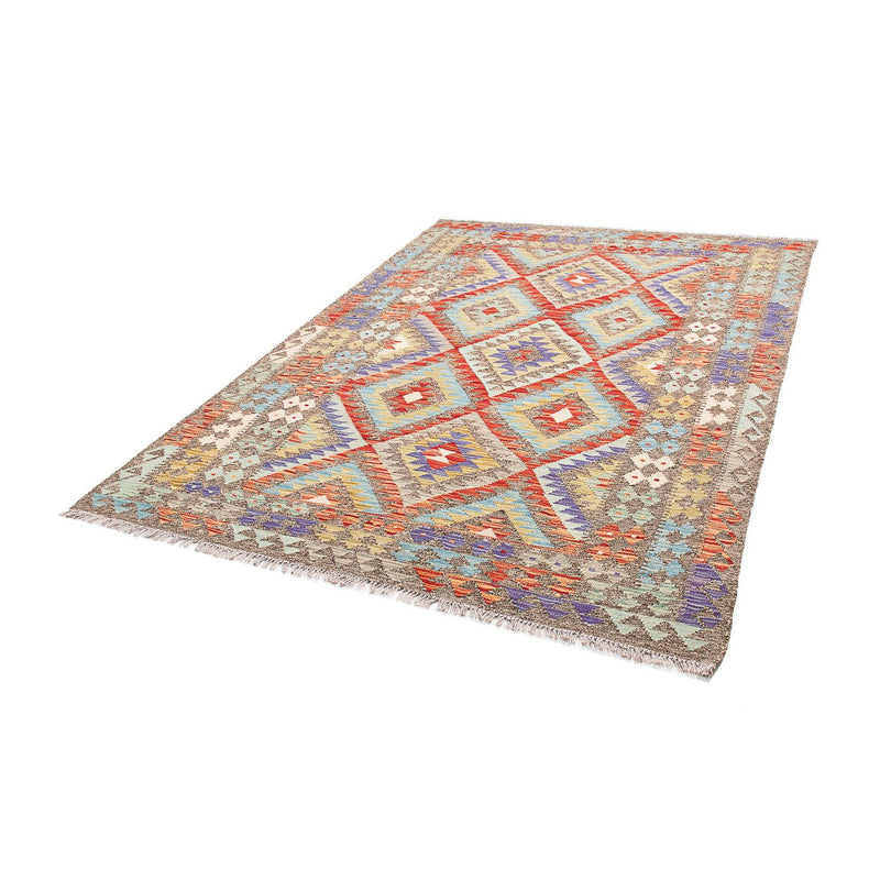 Kelim Rug - Splash - 205 x 156 cm - multicolored