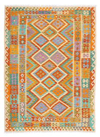 Kelim Rug - Splash - 246 x 185 cm - multicolored