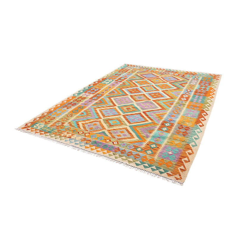 Kelim Rug - Splash - 246 x 185 cm - multicolored