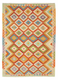 Kelim Rug - Splash - 241 x 171 cm - multicolored