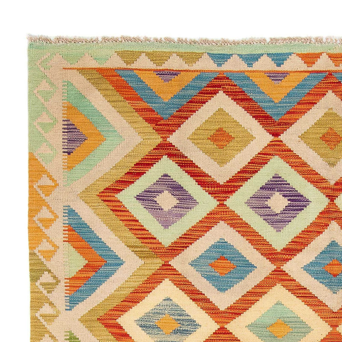 Kelim Rug - Splash - 241 x 171 cm - multicolored