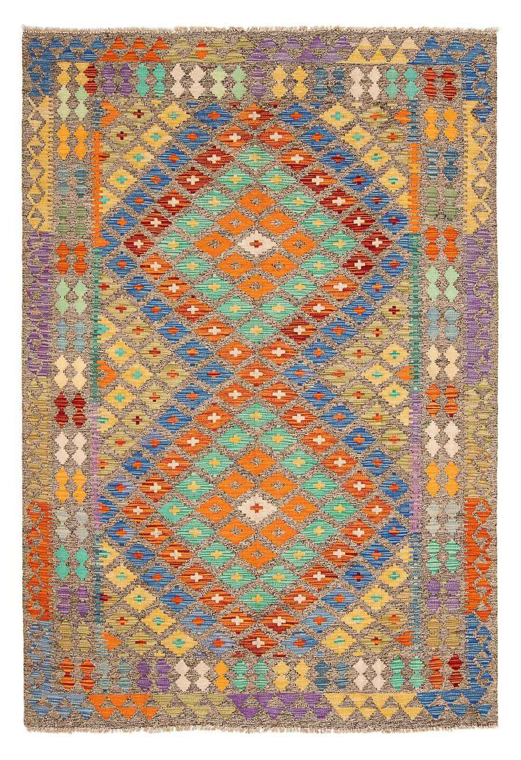 Kelim Rug - Splash - 234 x 169 cm - multicolored