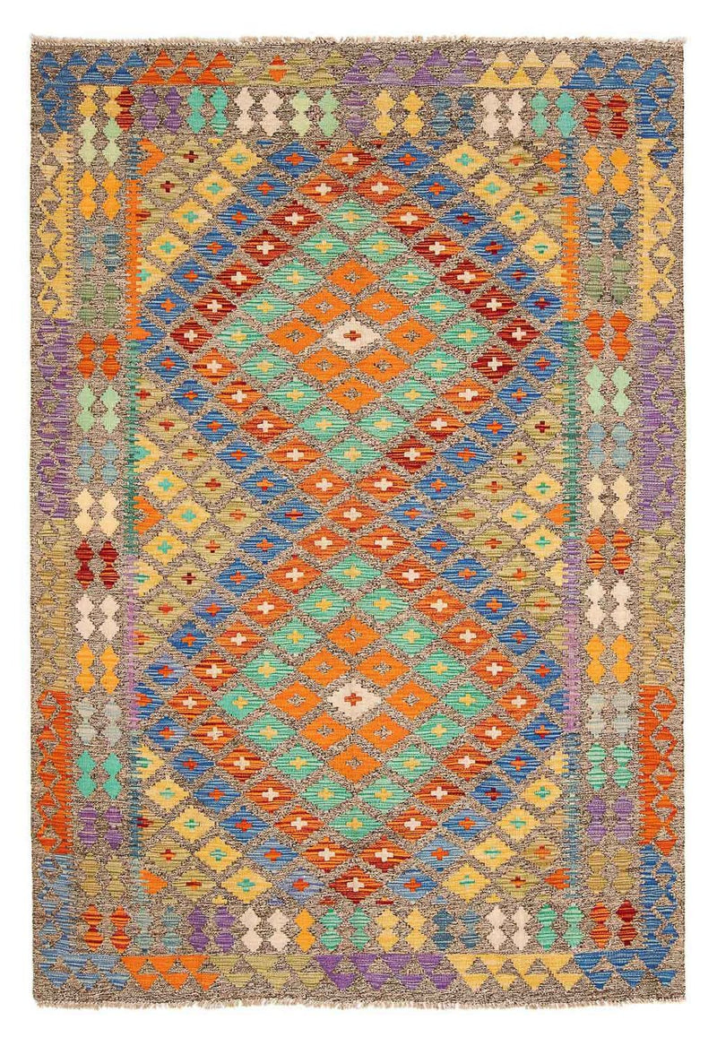 Kelim Rug - Splash - 234 x 169 cm - multicolored