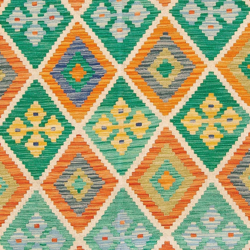 Kelim Rug - Splash - 245 x 185 cm - multicolored