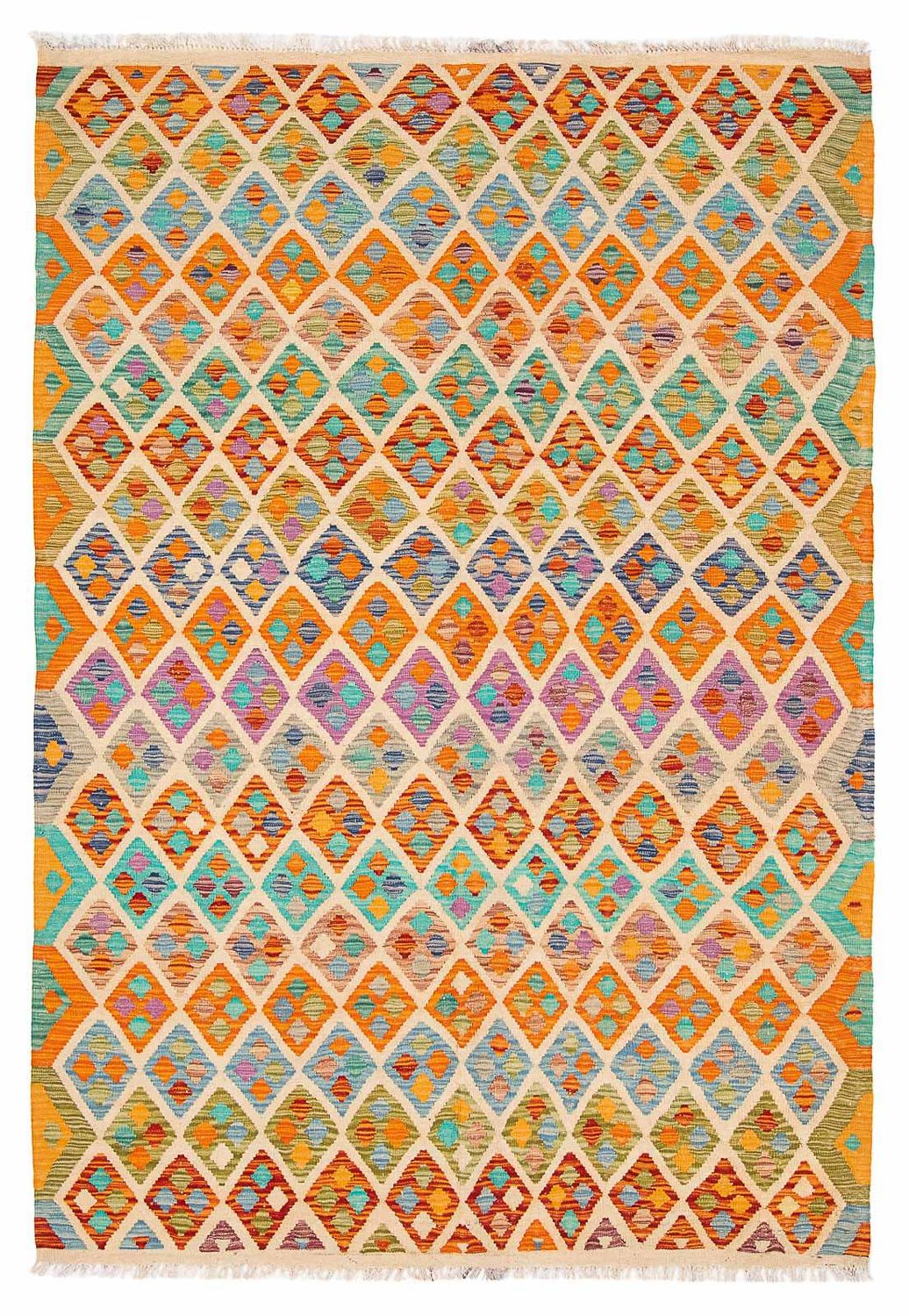Kelim Rug - Splash - 250 x 180 cm - multicolored