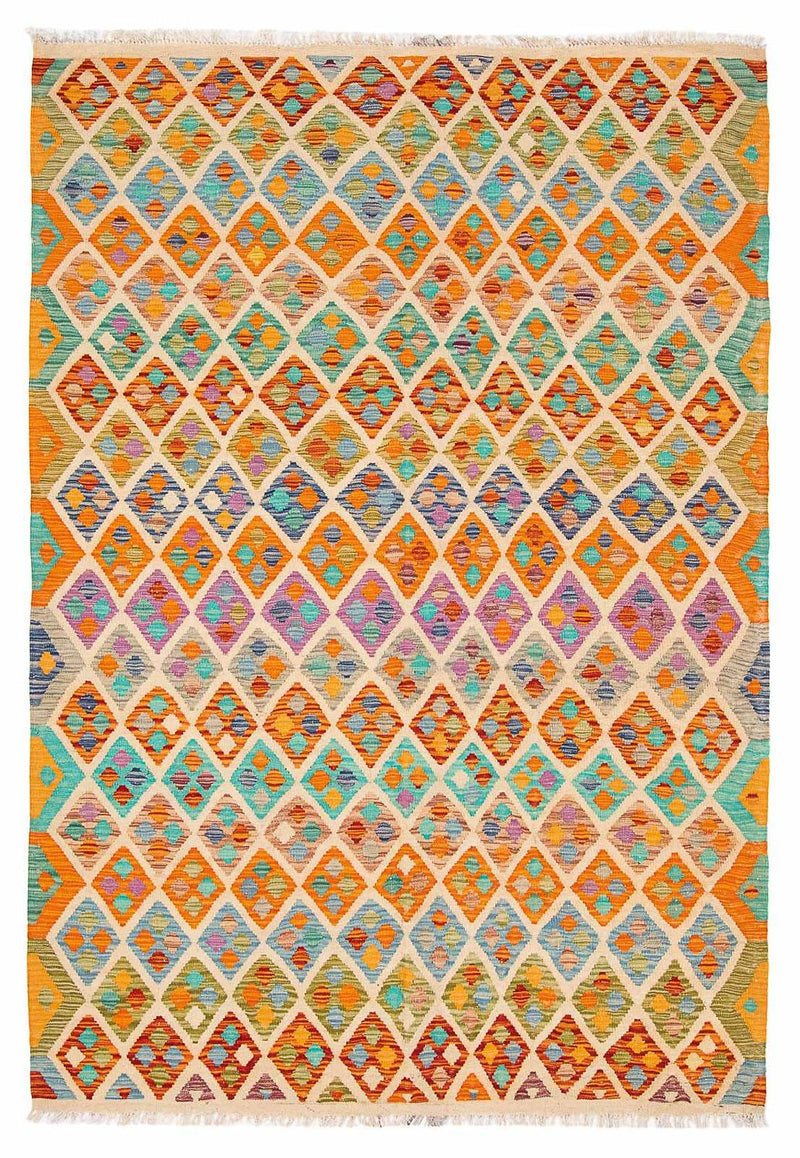 Kelim Rug - Splash - 250 x 180 cm - multicolored