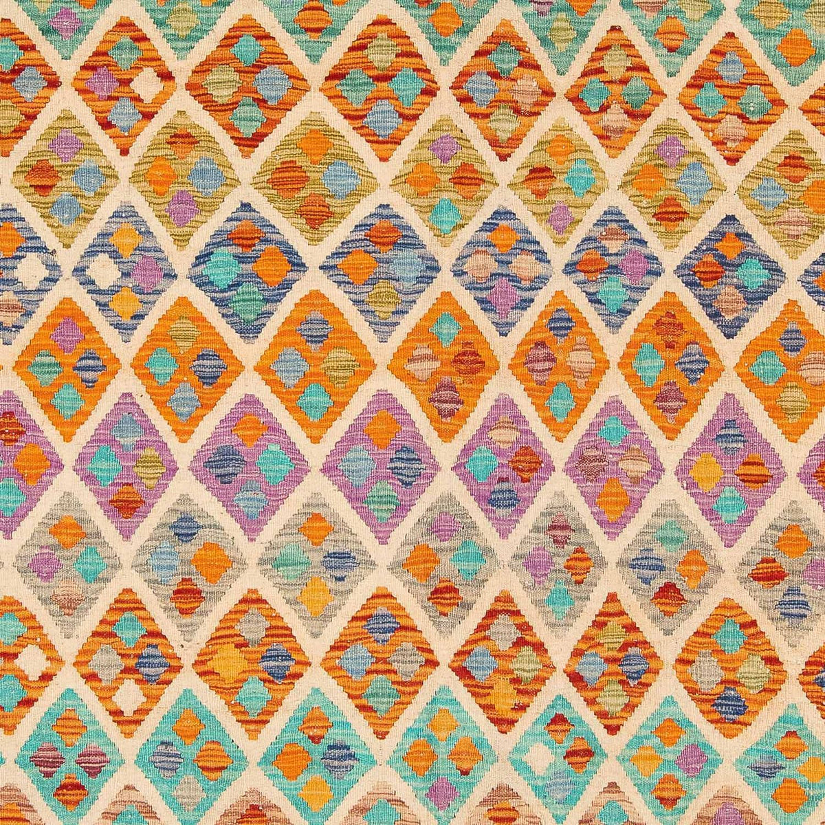 Kelim Rug - Splash - 250 x 180 cm - multicolored