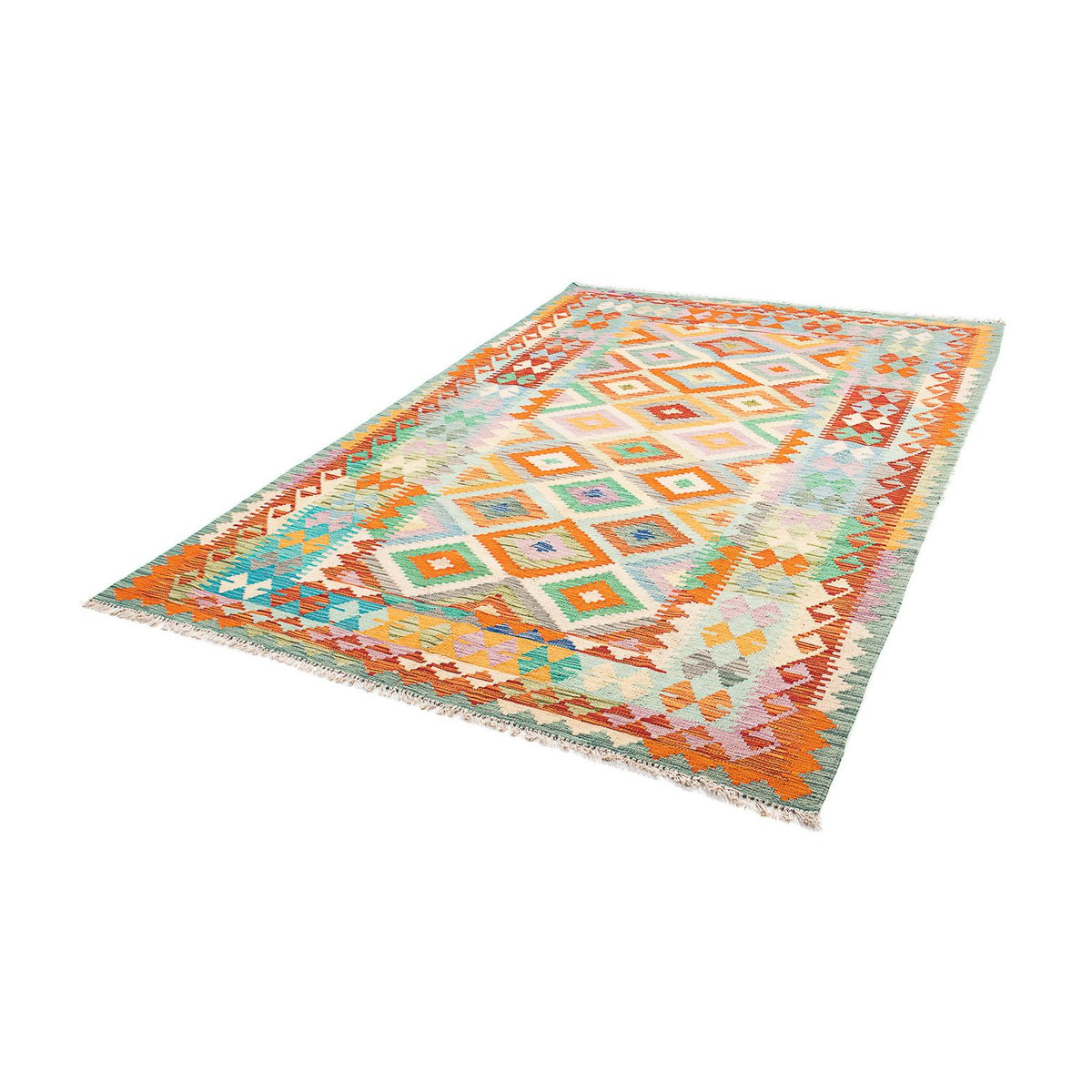 Kelim Rug - Splash - 250 x 169 cm - multicolored