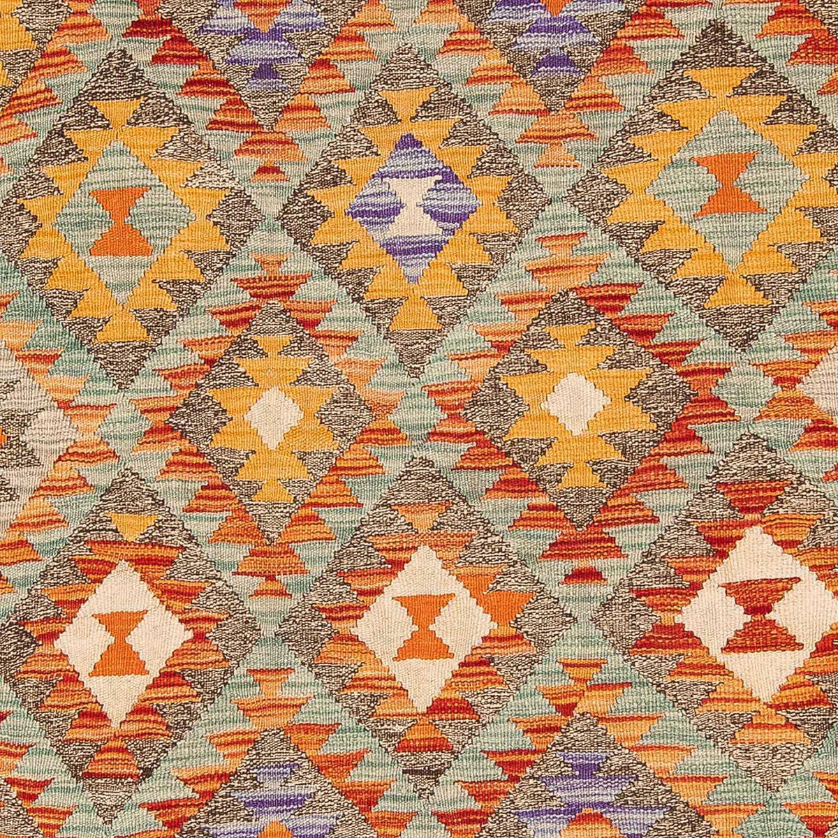 Kelim Rug - Splash - 203 x 152 cm - multicolored