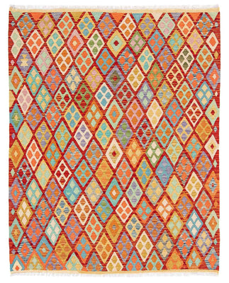 Kelim Rug - Splash - 188 x 169 cm - multicolored