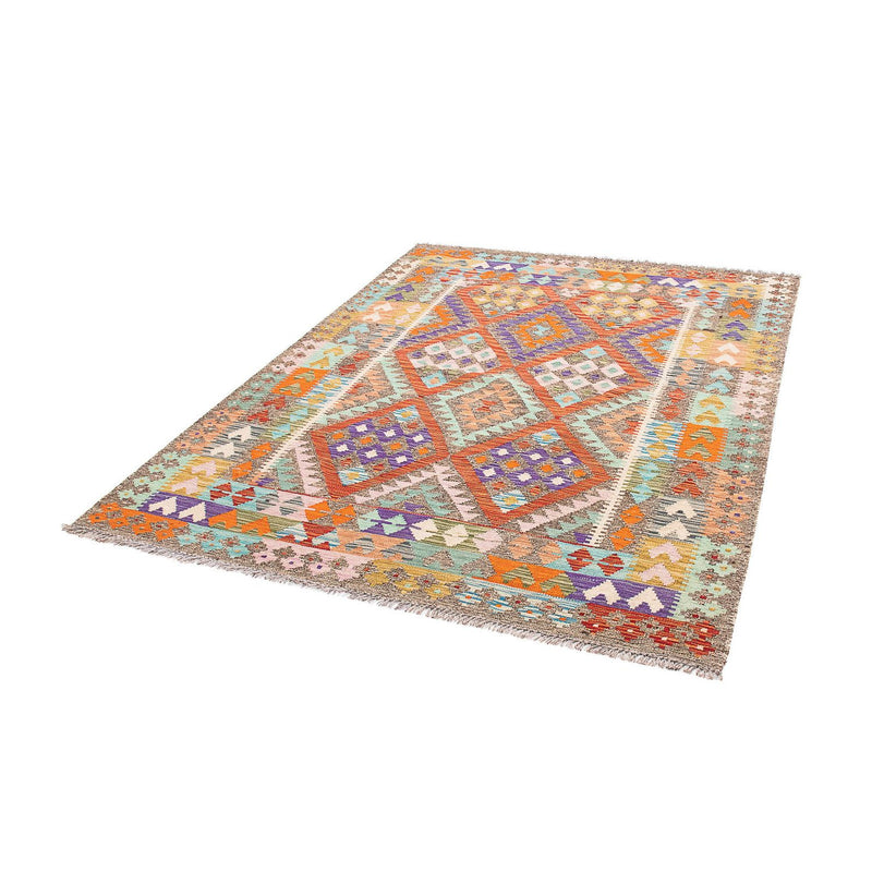 Kelim Rug - Splash - 194 x 154 cm - multicolored