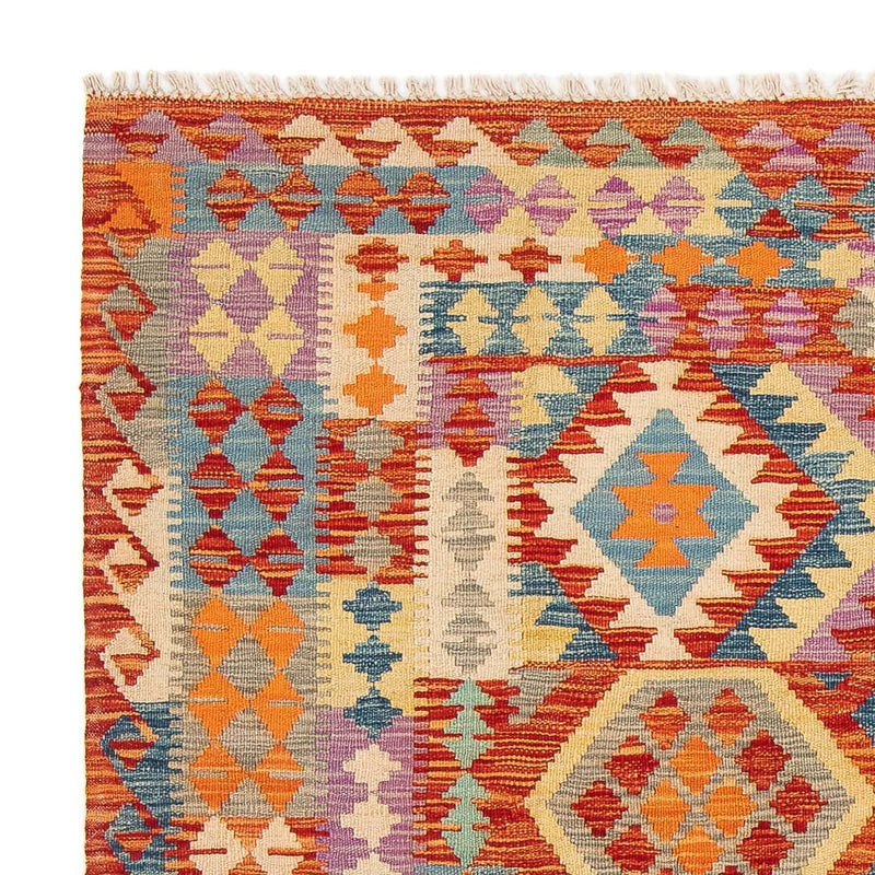 Kelim Rug - Splash - 195 x 155 cm - multicolored