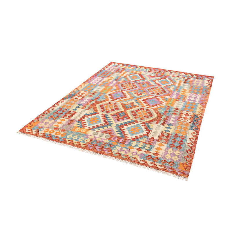 Kelim Rug - Splash - 195 x 155 cm - multicolored
