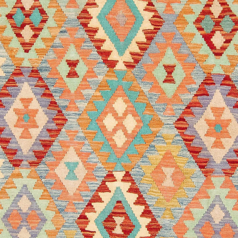 Kelim Rug - Splash - 193 x 158 cm - multicolored