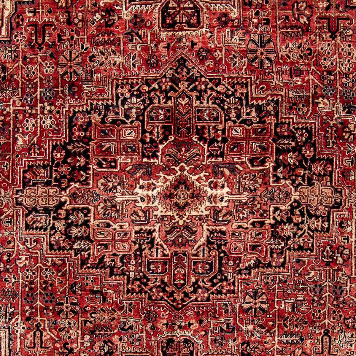 Perser Rug - Nomadic - 388 x 298 cm - dark red