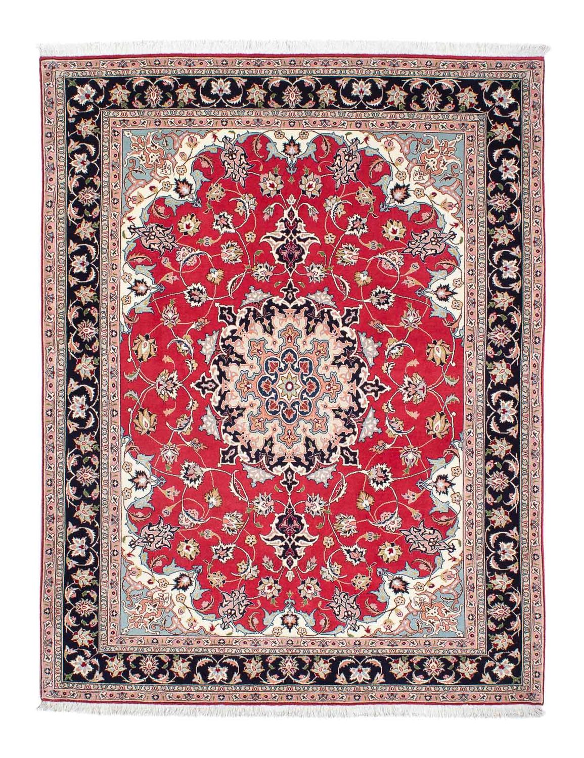 Perser Rug - Tabriz - 201 x 151 cm - red