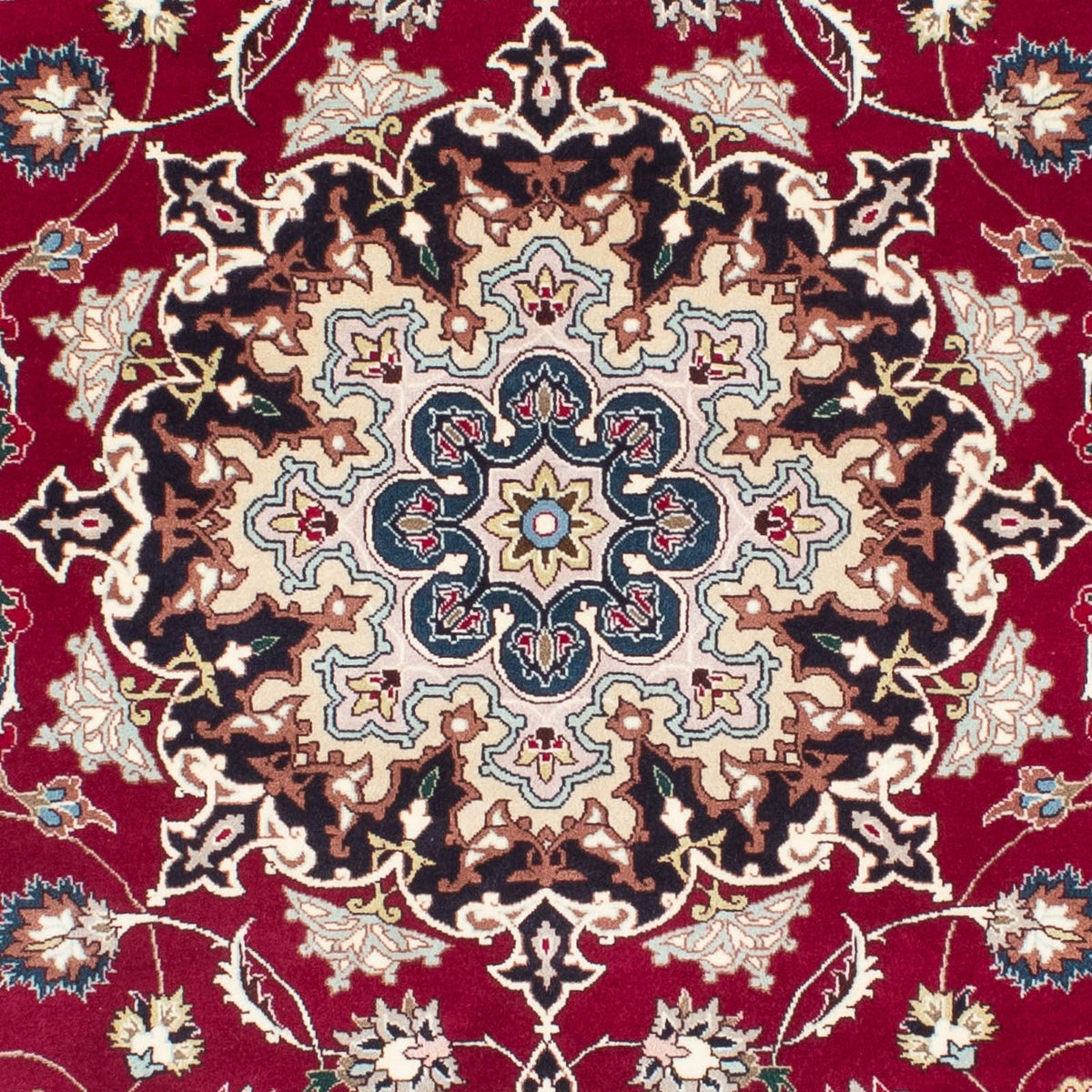 Perser Rug - Tabriz - Royal - 197 x 153 cm - dark red