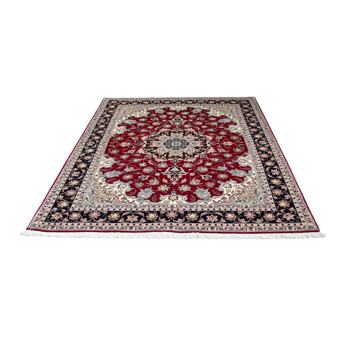 Perser Rug - Tabriz - Royal - 197 x 153 cm - dark red