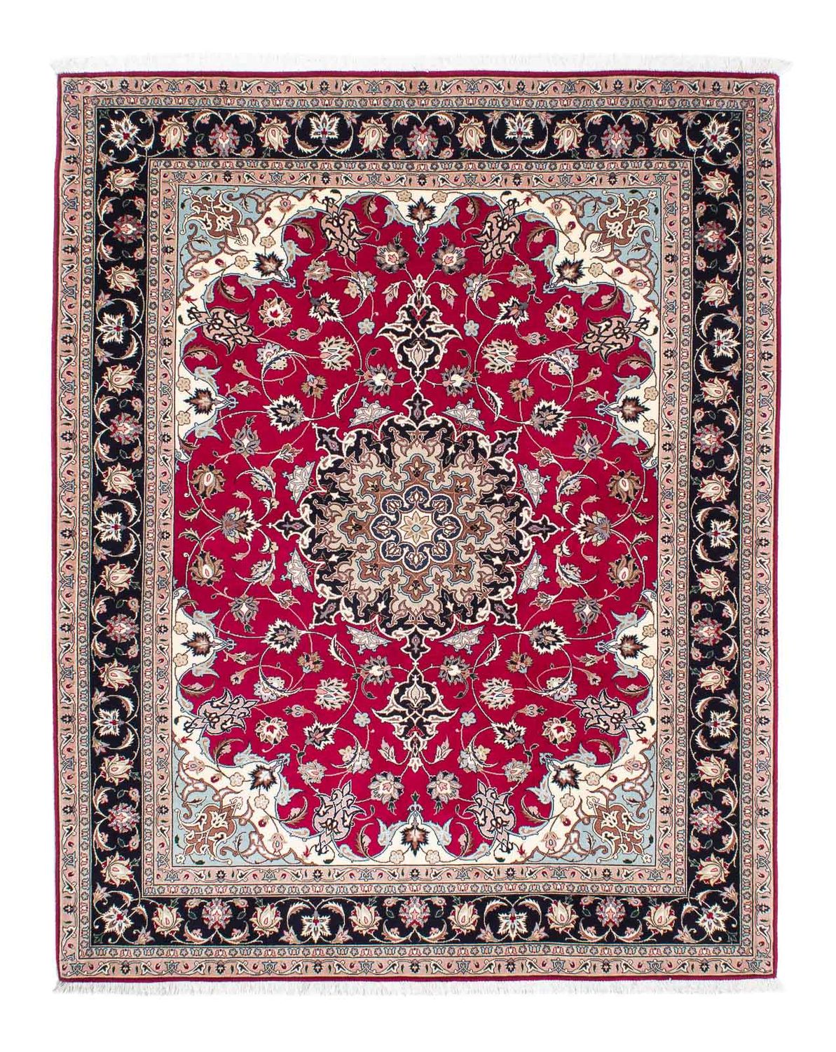 Perser Rug - Tabriz - Royal - 200 x 155 cm - dark red
