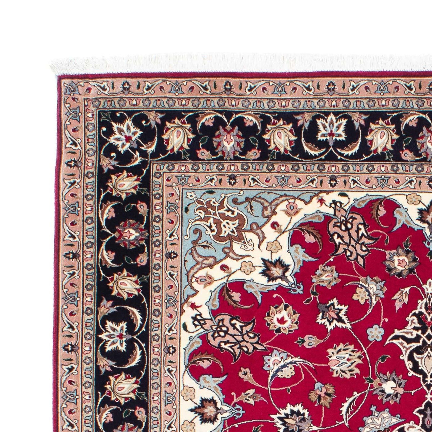 Tabriz - 50 Raj Rug 200x155cm - Persian Rugs
