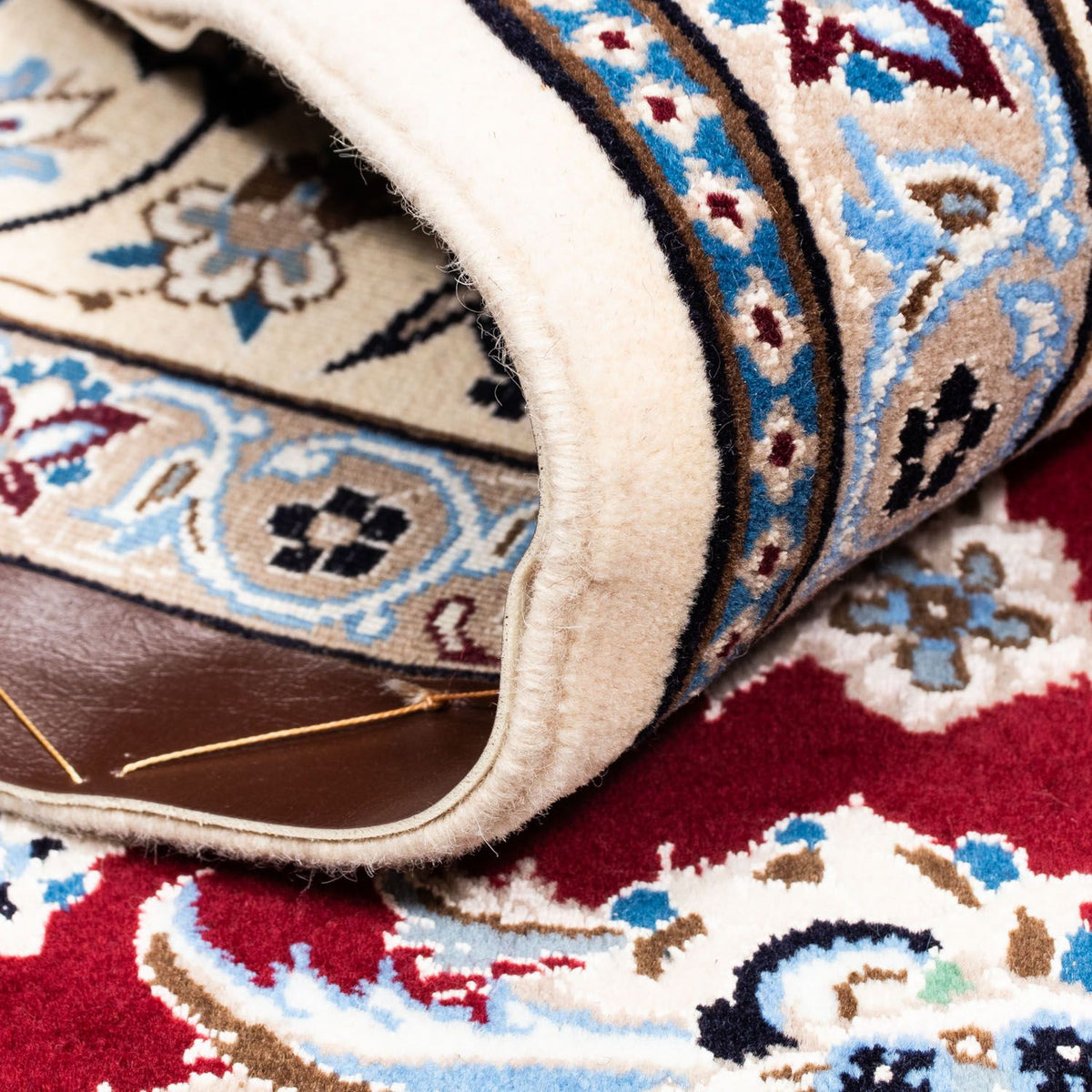 Perser Rug - Nain - Royal - 298 x 206 cm - dark red