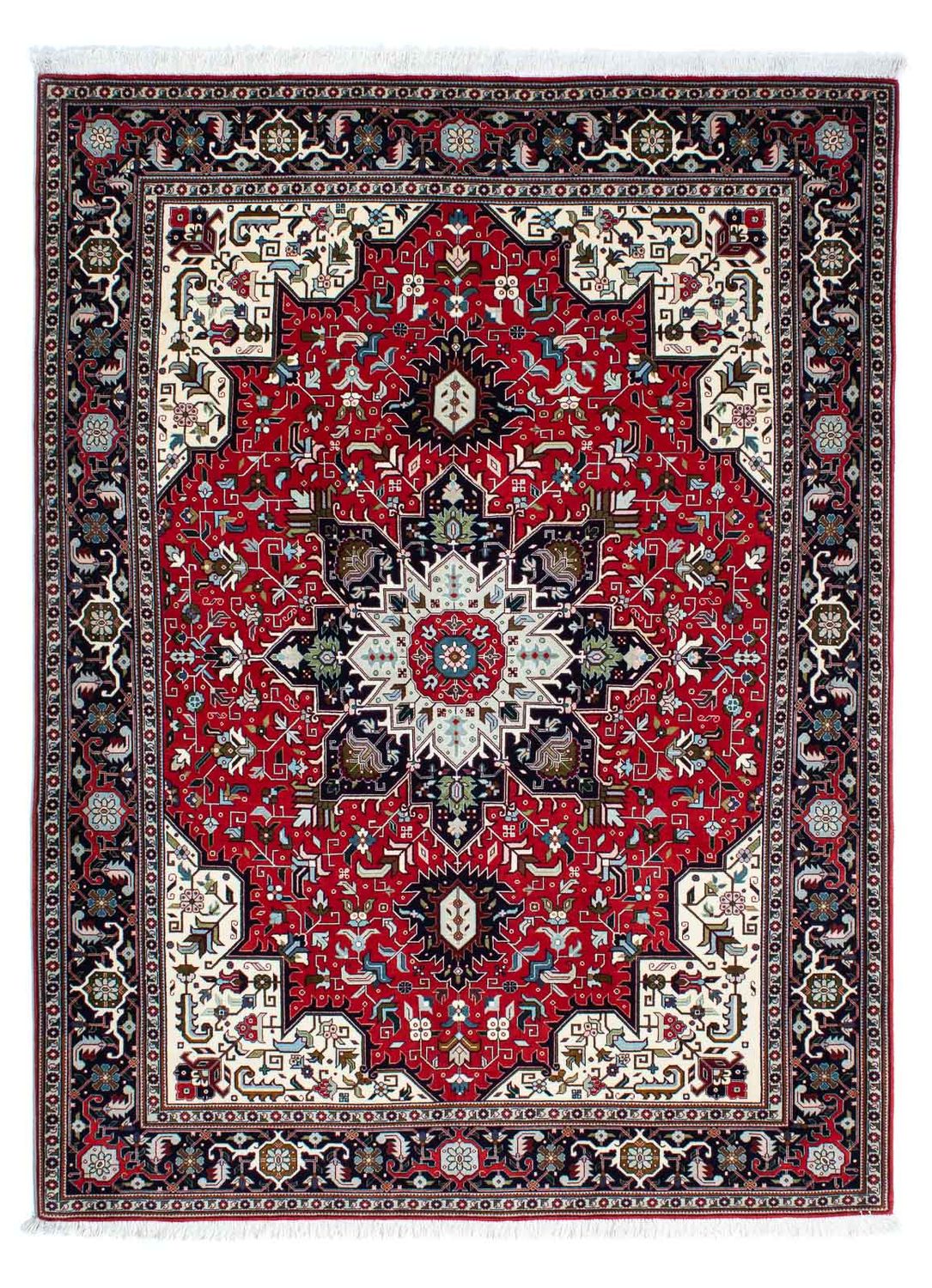 Perser Rug - Tabriz - Royal - 212 x 154 cm - dark red