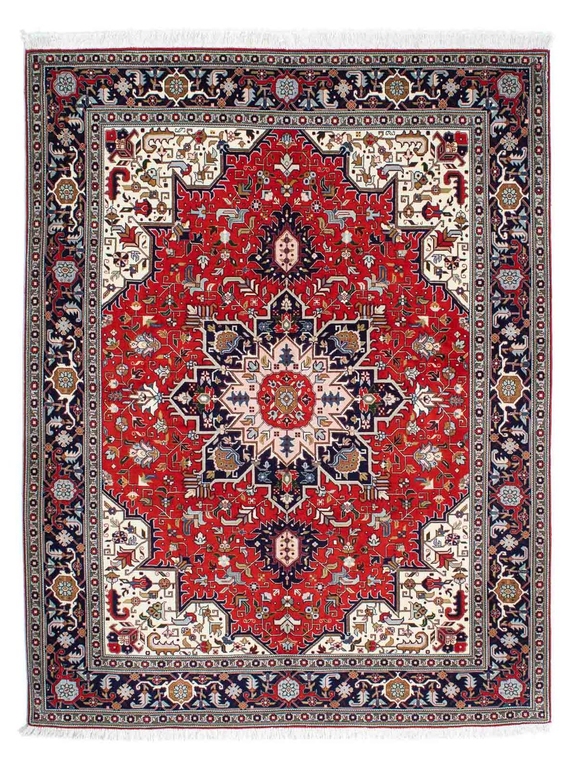 Perser Rug - Tabriz - Royal - 196 x 152 cm - dark red