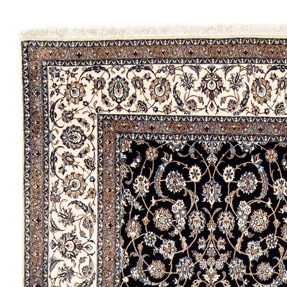 Perser Rug - Nain - Premium - 303 x 202 cm - dark blue