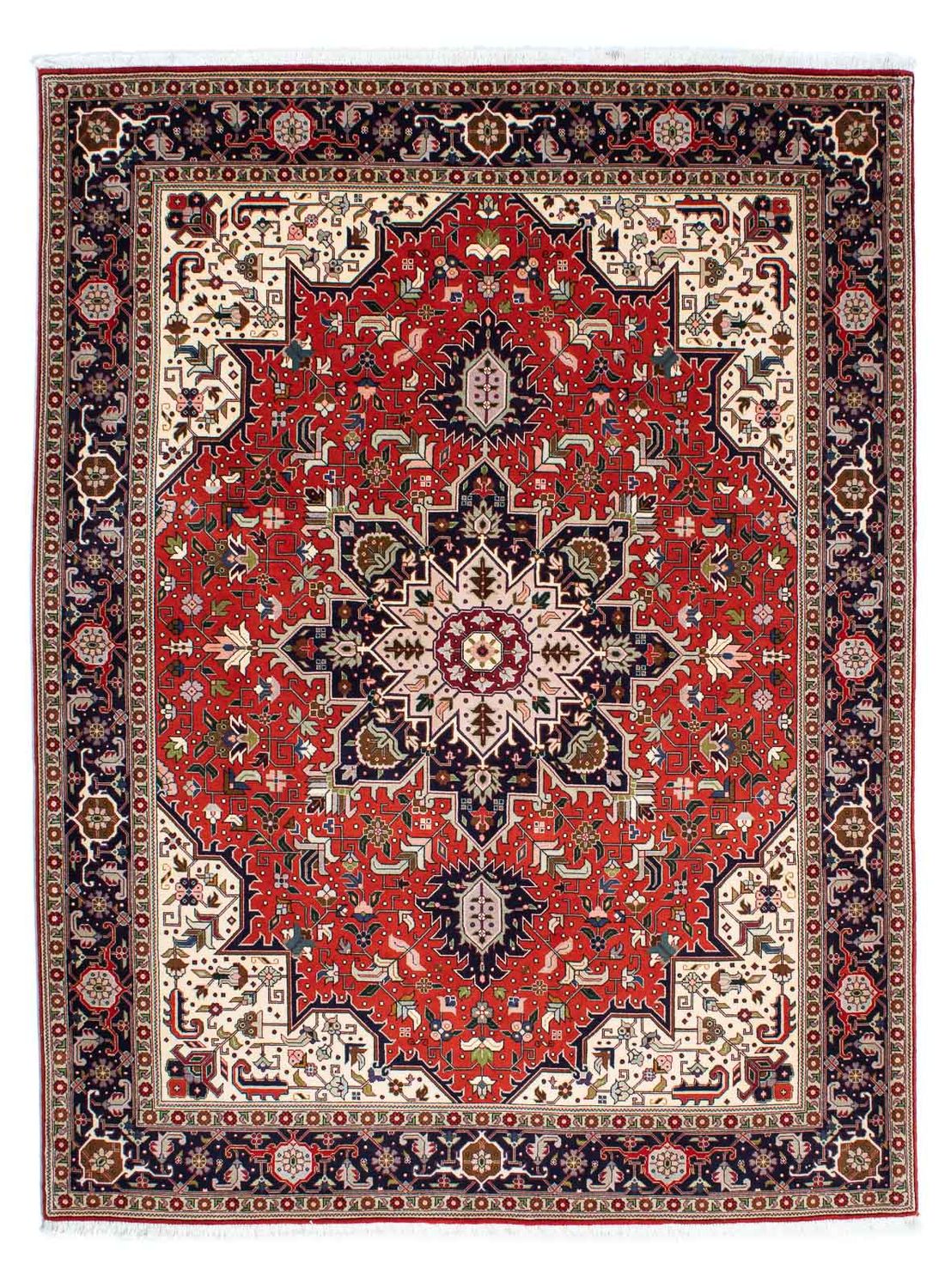 Perser Rug - Tabriz - Royal - 205 x 152 cm - dark red