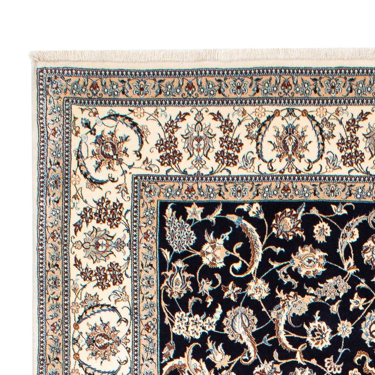 Perser Rug - Nain - Premium - 267 x 173 cm - dark blue