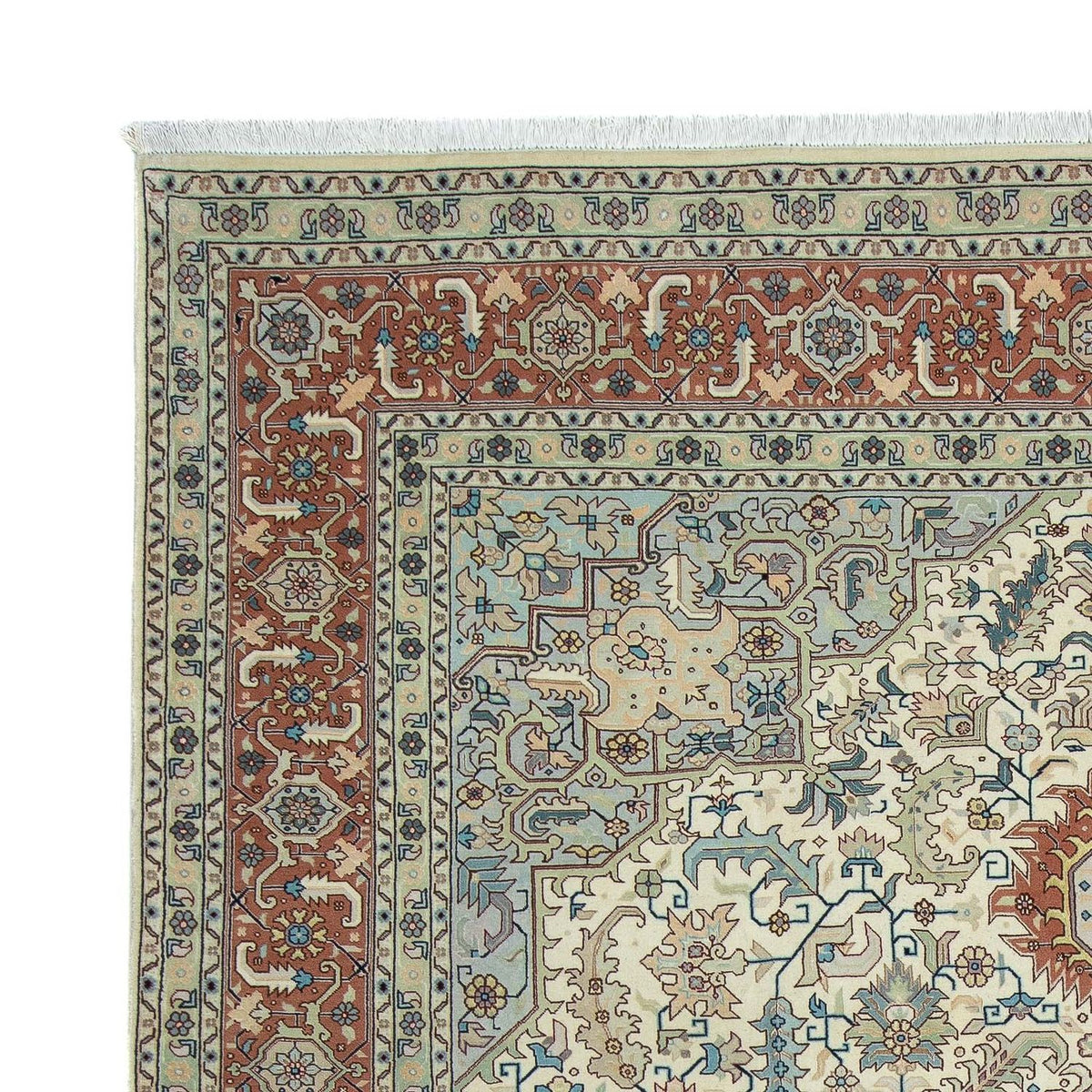 Tabriz - 50 Raj Rug 207x303cm - Persian Rugs