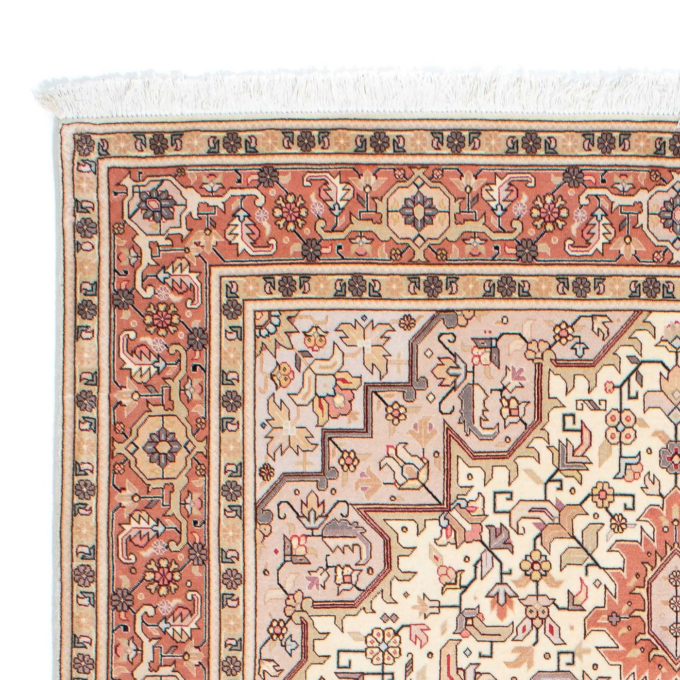 Tabriz - 50 Raj Rug 208x153cm - Persian Rugs
