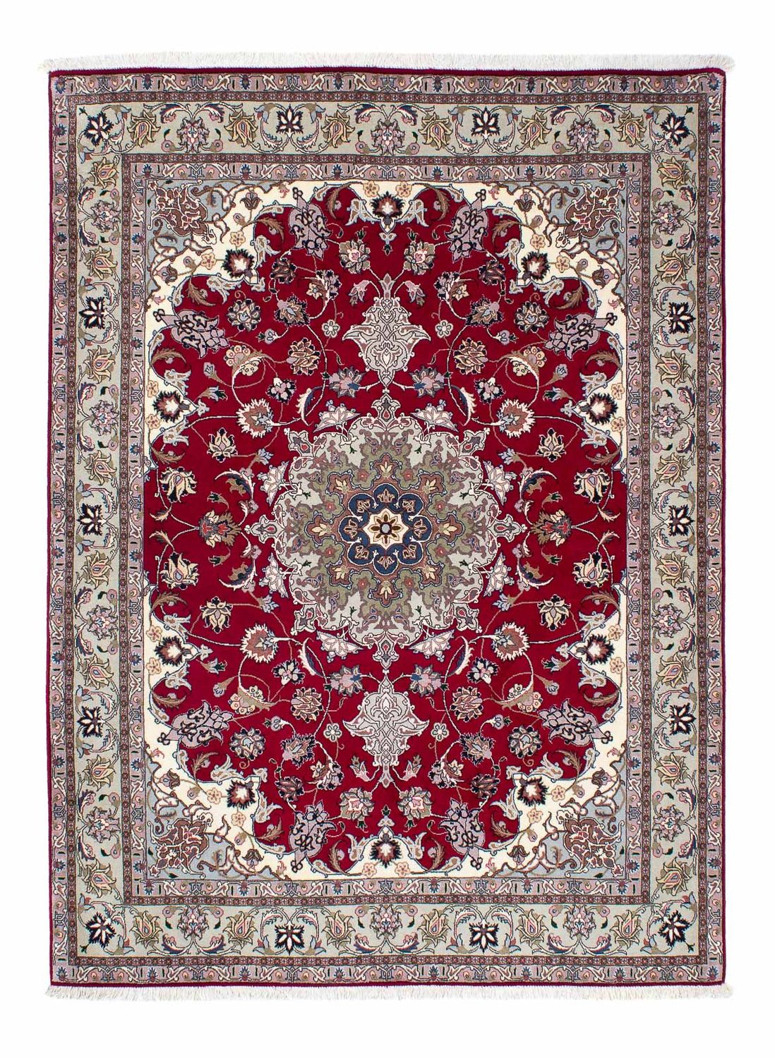 Perser Rug - Tabriz - Royal - 202 x 150 cm - dark red