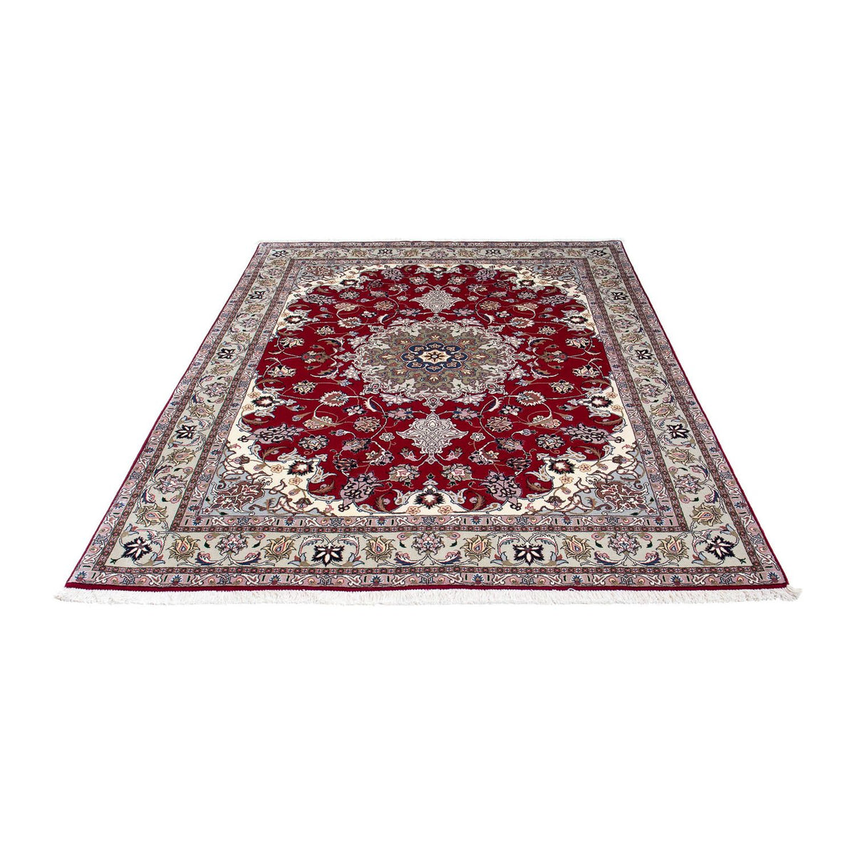 Perser Rug - Tabriz - Royal - 202 x 150 cm - dark red