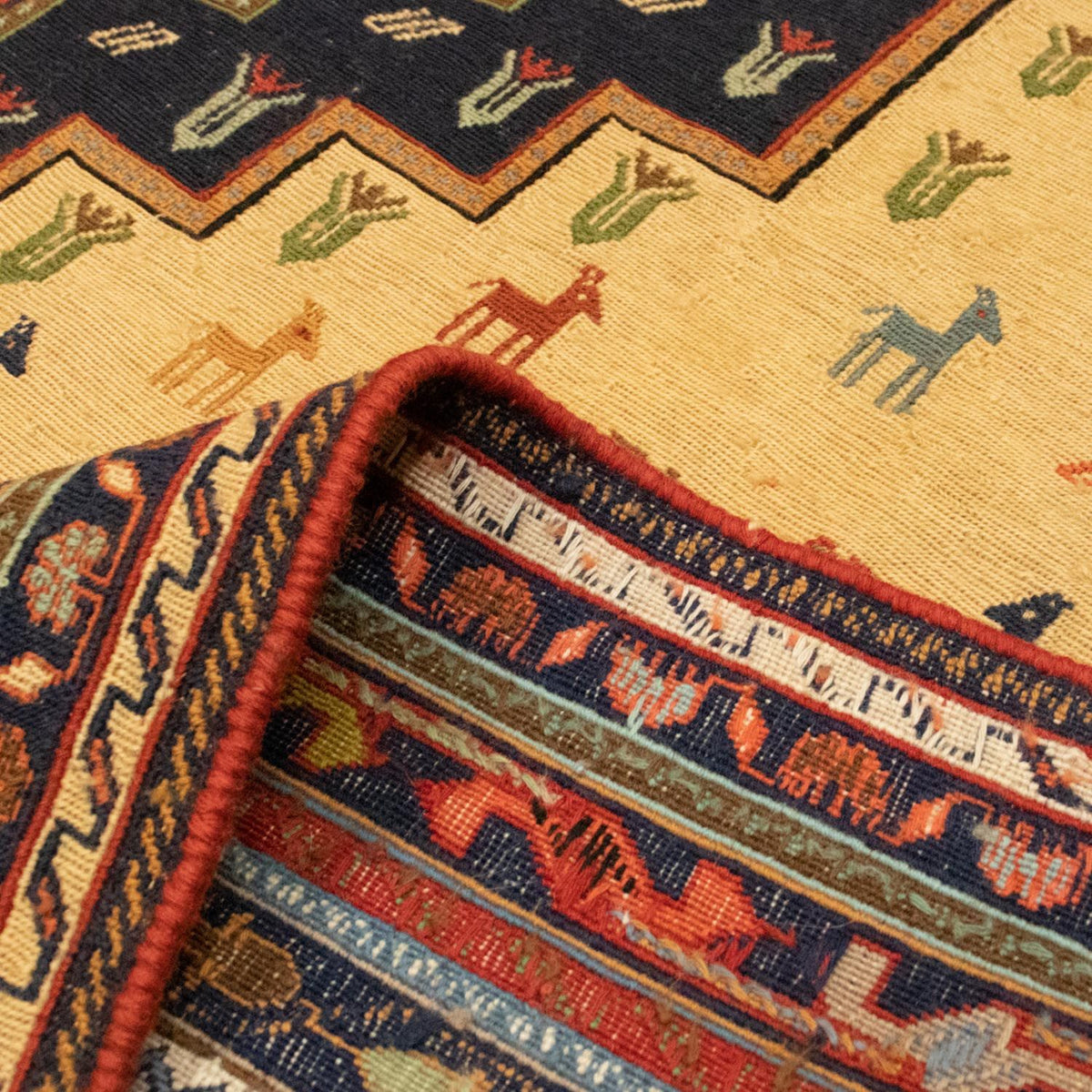 Perser Rug - Nomadic - 302 x 194 cm - gold