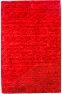 Wool Rug - 178 x 117 cm - red