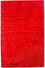 Wool Rug - 178 x 117 cm - red