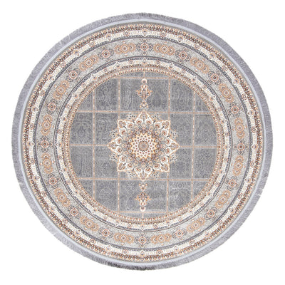 Oriental Woven Rug - Eastern Elegance - round