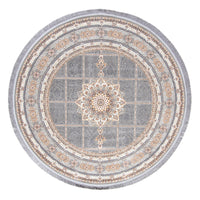 Oriental Woven Rug - Eastern Elegance - round