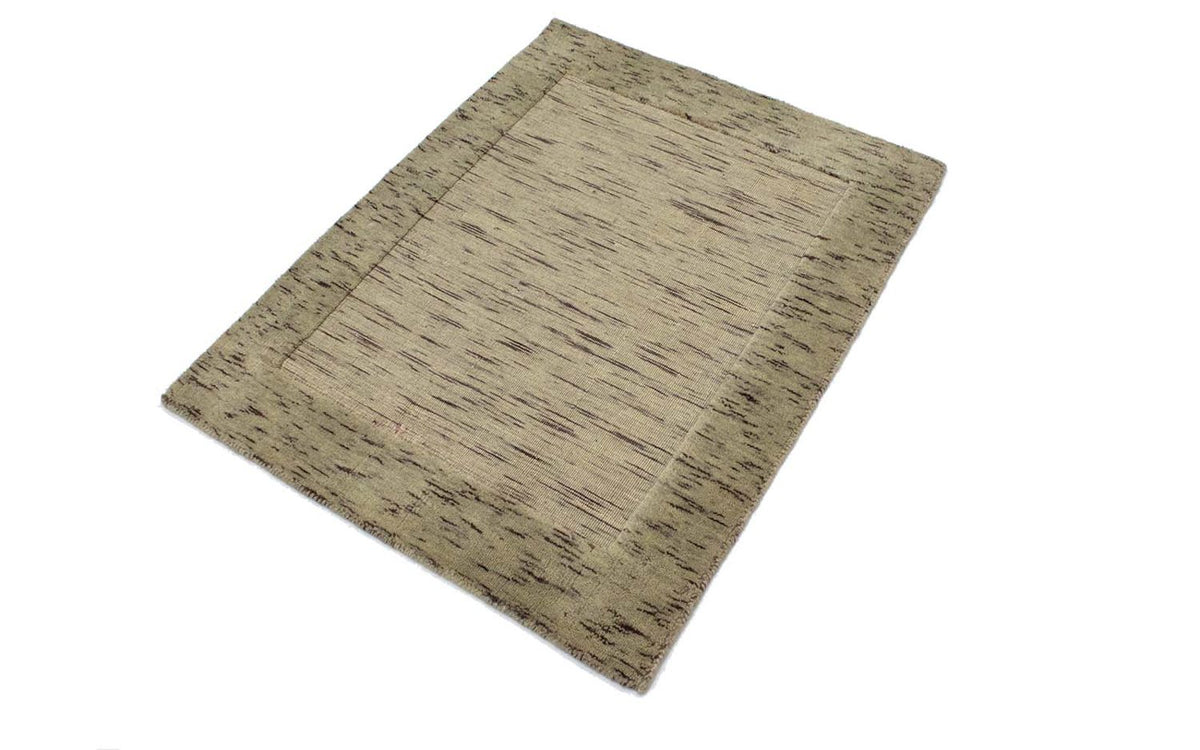 Wool Rug - 90 x 60 cm - silver