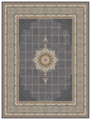 Oriental Woven Rug - Eastern Elegance - rectangle