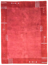 Nepal Rug - 230 x 160 cm - red